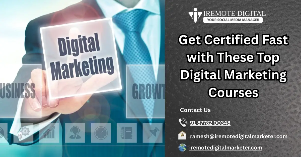 Get Certified Fast with These Top Digital Marketing Courses
